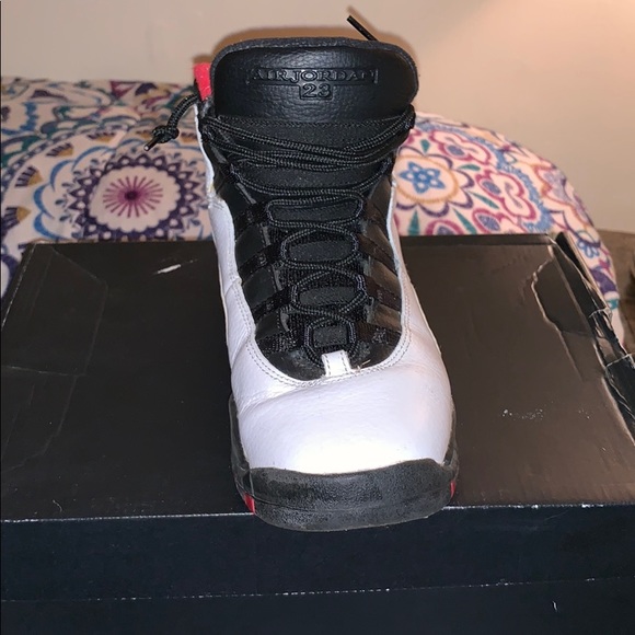 Jordan Air Jordan 10 Retro Shadow Mens Lifestyle Shoes  air jordan 10 retro